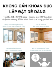 Điều hòa di động Akono 9000 BTU, kiêm máy hút ẩm