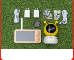 Camera ip baby monitor QCT 1080p kèm màn hình hiển thị