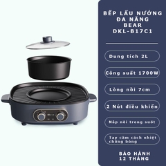 Nồi lẩu nướng đa năng BEAR DKL-B17C1