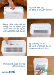 Máy hút ẩm thông minh Lumias NWT D3 12L
