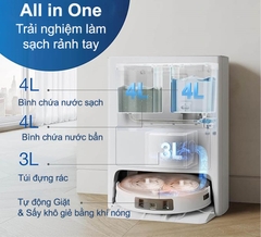 Robot hút bụi lau nhà Ecovacs Deebot T20e Omni