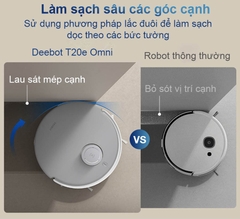 Robot hút bụi lau nhà Ecovacs Deebot T20e Omni