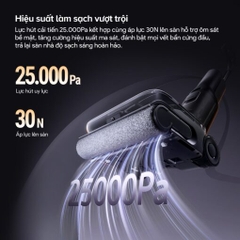 Roborock F25 ACE Pro gập nghiêng 180°