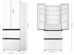 Tủ lạnh Xiaomi Mijia 439L kiểu Pháp, thiết kế mỏng