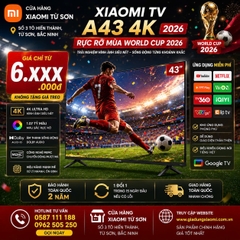 Google Tivi Xiaomi A43 inch 2026 4K|60Hz|2GB|8GB – Chính hãng Quốc Tế