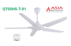 Quạt trần hộp số cao cấp QT05HS - Trắng sang trọng