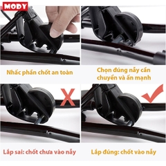 Ghế nôi rung nhún cho bé sơ sinh đa năng có đồ chơi giúp bé ngủ và ăn dặm Mody M8839