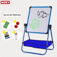 Bảng vẽ từ tính 2 mặt size lớn gập gọn hỗ trợ bé học tập Mody M5051