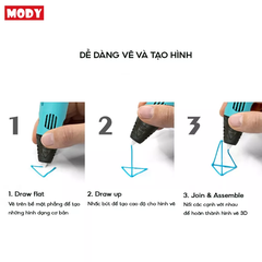 Bút in 3D MODY M7V2 sử dụng động cơ kim loại
