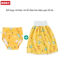 Váy chống tè dầm ngăn thấm khi ngủ cho bé trai và bé gái có thể giặt được Mody M100
