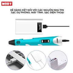 Bút in 3D MODY M7V2 sử dụng động cơ kim loại