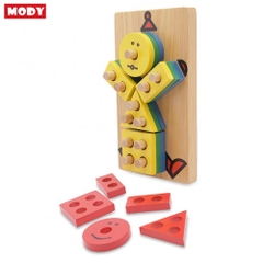Đồ chơi giáo dục montessori hề học hình cho bé phát triển trí tuệ Mody M222415