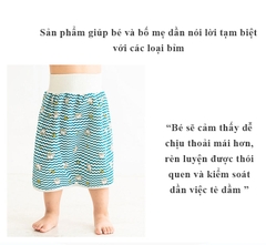 Váy chống tè dầm ngăn thấm khi ngủ cho bé trai và bé gái có thể giặt được Mody M100
