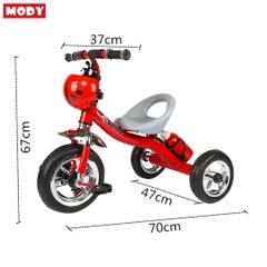 Xe đạp 3 bánh hình bọ rùa có bình nước tiện lợi cho bé Mody M577