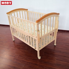 Giường cũi gỗ trẻ em đa năng tặng kèm màn chống muỗi Mody M11872