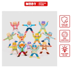 Trò chơi xếp thăng bằng tương tác những anh lính vui vẻ MODY M801222 đồ chơi cho bé rèn luyện sự khéo léo