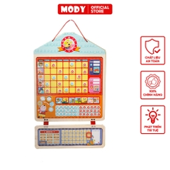 Bảng xây dựng thói quen và kỷ luật MODY M645506 bằng gỗ cho bé