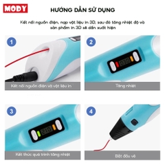 Bút in 3D MODY M7V2 sử dụng động cơ kim loại