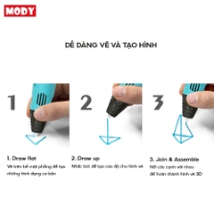 Bút in 3D MODY M7V2 sử dụng động cơ kim loại