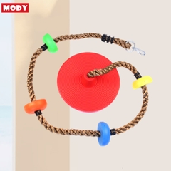 Bộ đĩa và dây thừng treo xích đu dành cho trẻ em kèm đĩa nhựa tiện dụng Mody M20030