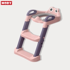 Thang bô vệ sinh gấp gọn bằng nhựa cao cấp kèm đệm PU siêu mềm cho bé Mody M39535