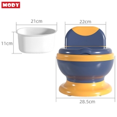 Bô đi vệ sinh cho bé mô phỏng hình bồn cầu bằng nhựa cao cấp Mody M342832