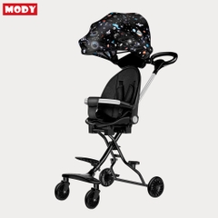 Xe đẩy 2 chiều gấp gọn kèm đệm và mái che siêu nhẹ cho bé Mody M8888