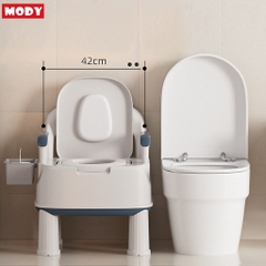 Bồn cầu di động dạng ghế ngồi cho người già, bồn vệ sinh cho bà bầu và người bệnh Mody M32