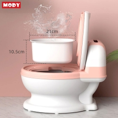 Bô đi vệ sinh cho bé mô phỏng hình bồn cầu bằng nhựa cao cấp Mody M342832