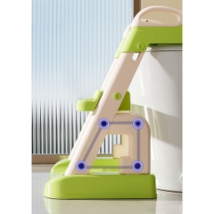 Thang bô vệ sinh gấp gọn bằng nhựa cao cấp kèm đệm PU siêu mềm cho bé Mody M39535