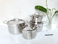 Bộ Nồi Inox Vancouver 4 Chiếc Cao Cấp Nắp Inox
