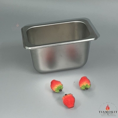 Khay đựng topping, trà sữa, chè,...  GN 1/9/6.5 Sus 304
