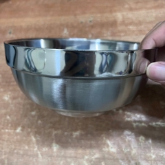 Bát Inox 304 2 lớp có ngấn