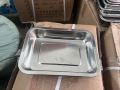 Khay chữ nhật inox 304