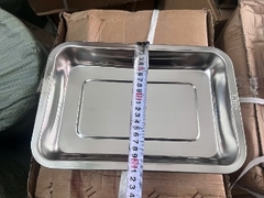 Khay chữ nhật inox 304