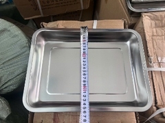 Khay chữ nhật inox 304