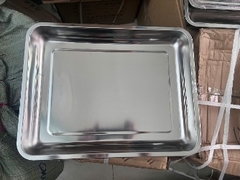 Khay chữ nhật inox 304