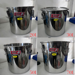 THÙNG INOX 304 CÓ NẮP GÀI 12 - 170L