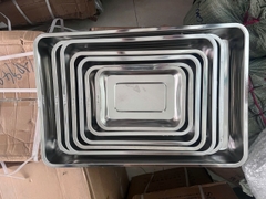 Khay chữ nhật inox 304