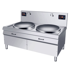 Bếp xào đôi trực tiếp phi 800