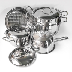 Bộ Nồi Inox 5 Chiếc Fivestar