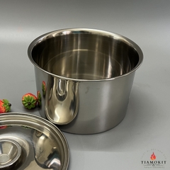 THỐ INOX SIZE ( 14cm X 9cm), (16cm x 10cm), (18cm x 11 cm )
