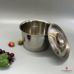 THỐ INOX SIZE ( 14cm X 9cm), (16cm x 10cm), (18cm x 11 cm )