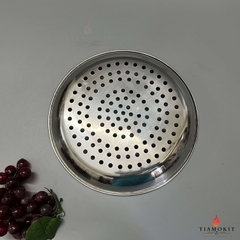 Khay tròn inox đục lỗ phi 22, 24, 26cm