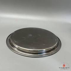 Khay tròn inox 201