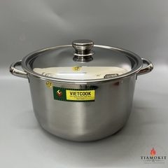 Nồi 1 đáy nắp inox Vietcook