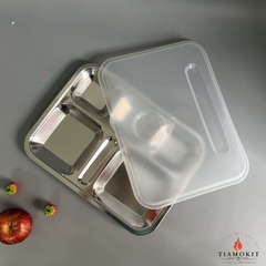 Khay inox chia cơm 6 ngăn Kim Thành Sus 201 ( 6NKT2 )