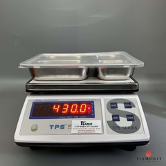 Khay inox chia cơm 4 ngăn sâu lòng sus 304