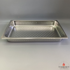 Khay 53x27x10 cm đục lỗ Sus 304