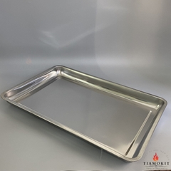 Khay inox để đồ chữ nhật kích thước 40x60 sâu 5cm ( Sus 304, sus 201, sus 430)